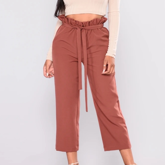 Fashion Nova Pants - FASHION NOVA | ☆NWT☆ High Limit Waist Tie Pants